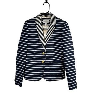 J.Crew Schoolboy Striped Linen Cotton Blazer